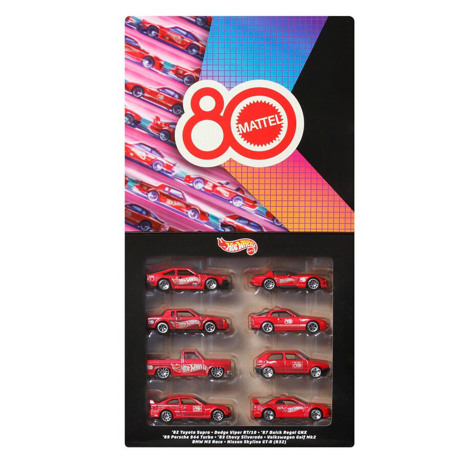 Hotwheels Silver Series Mattel 80th 8-Pack O/S | Toys”R”Us – Singapore