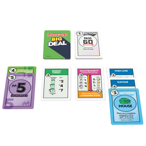 Monopoly Big Deal Card Game (English Version)