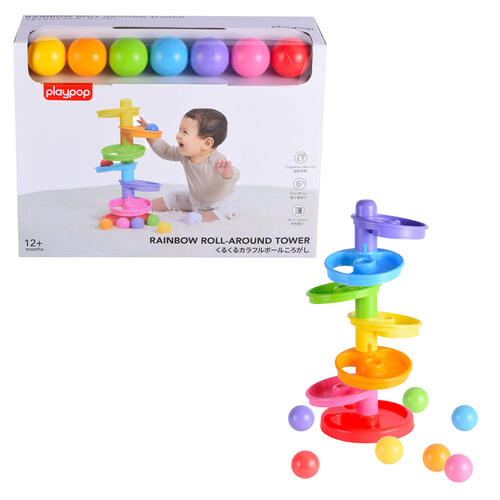 playpop Rainbow Roll-around Tower