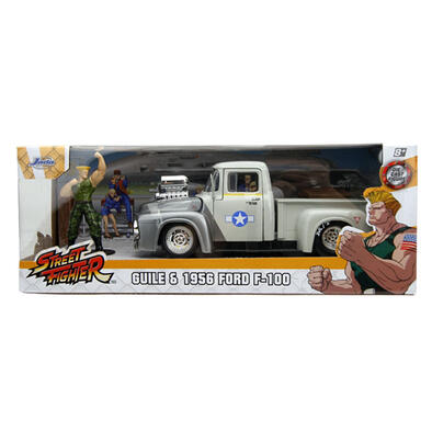 Jada Street Fighter Guile & Ford F-100 Diecase Car