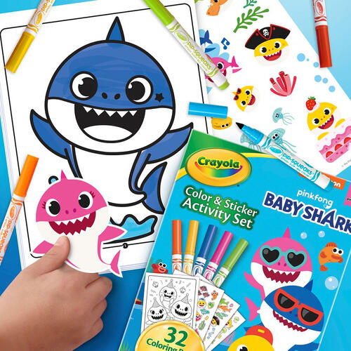Crayola® Color Wonder Pinkfong Baby Shark Coloring Set, 1 ct - Harris Teeter