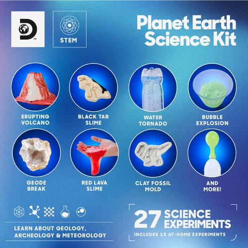 Discovery Mindblown Planet Earth Science Experiment Kit