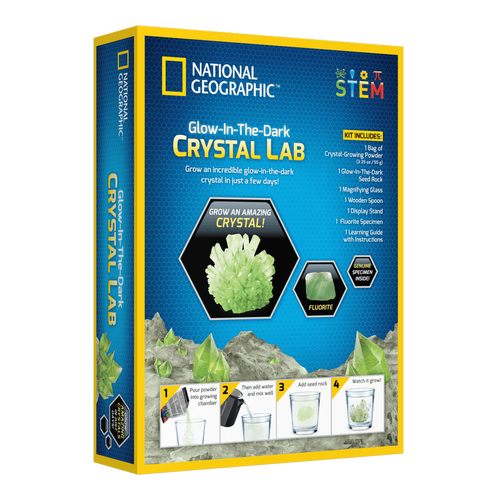 National Geographic Glow In Dark Crystal Green