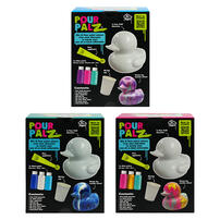 Pour PalZ Large Paint Rubber Duck - Assorted (1 Pc)