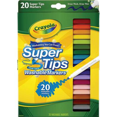Crayola 20 Colours Super Tips