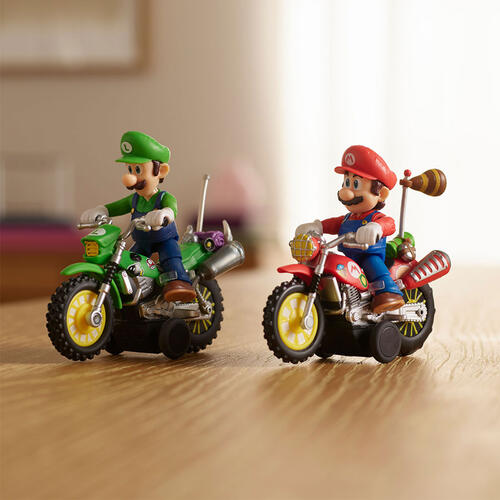 The Super Mario Galaxy Movie 2.5&rdquo; Figure With Pull Back Motorcycle - Assorted (1 Pc)