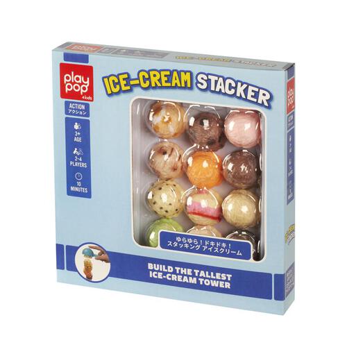 Play Pop Ice-Cream Stacker Action Game..