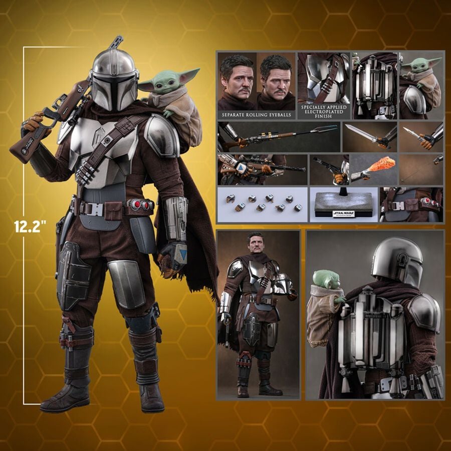 MMS871 The Mandalorian and Grogu - 1/6 The Mandalorian and Grogu