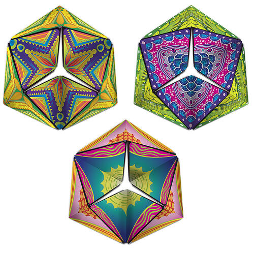 Ja-Ru Fractal Geo Flip- Assorted