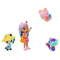 Gabby's Dollhouse Rainbow Gabby & Friends Figures 4 Pack