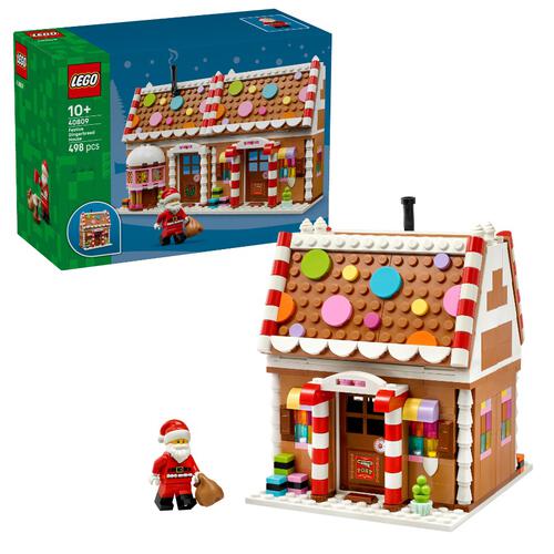 (Pre-order) Lego Festive Gingerbread House Christmas Toy For Kids 40809 (Expected September 2026)