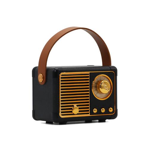 playpop Retro Radio Speaker- Black