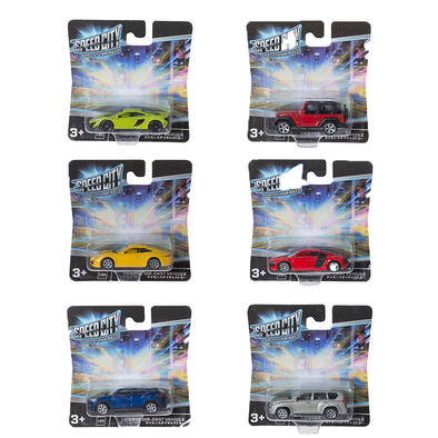Speed City License Diecast Vehicle - Assorted