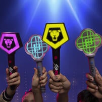 (Pre-order) KPop Demon Hunters Electronic Light Stick - Assorted (1Pc) (Expected End July 2026)