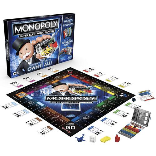 Monopoly Electronic Banking Board Game, Business Dealing Game