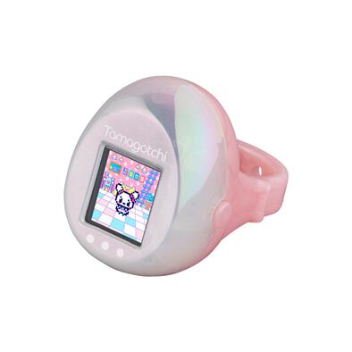 (Pre-order) Tamagotchi Ring Pink & Pearl White (Expected April 2027)