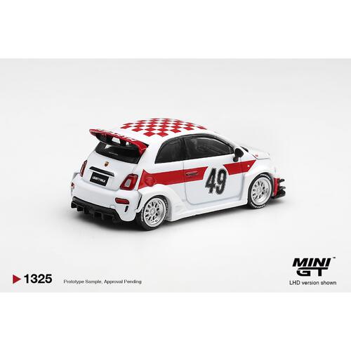(Pre-order) Mini Gt Abarth 595 Lb-Works X Abas Works 1000 Tc Tribute/ Blister Packaging (Expected November 2026)