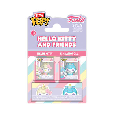 Funko Bitty Pop! Hello Kitty And Friends - Unicorn Hello Kitty And Cinnamoroll 2-Pack