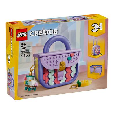 (Pre-order) LEGO Creator Art Fashion Bag with Storage (Estimated Early June 2026)