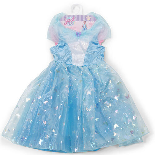 Just Be Little Princess Perfect Blue Glitter Dress Up 