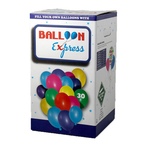 Balloon Express Disposable Helium Kit - 30 Balloons