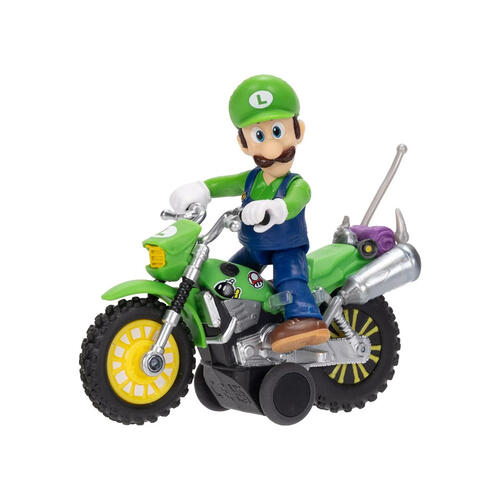 The Super Mario Galaxy Movie 2.5&rdquo; Figure With Pull Back Motorcycle - Assorted (1 Pc)