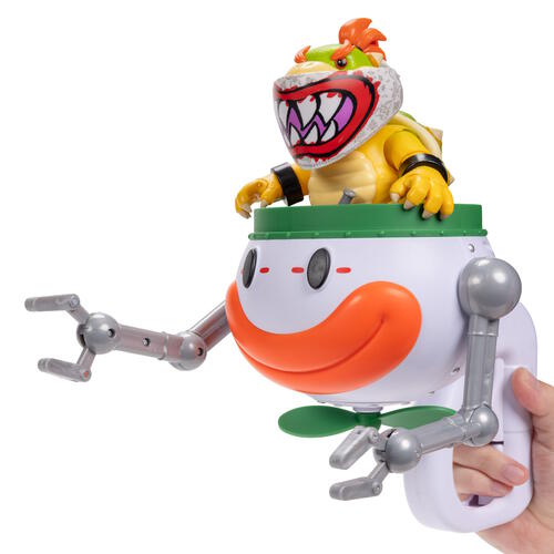 The Super Mario Galaxy Movie - 5&rdquo; Bowser Jr. with Clown Car, Paintbrush and Water-Reveal Stickers 