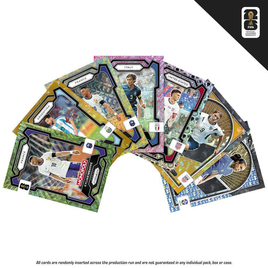 Pre-order) Monopoly Panini Prizm: FIFA World Cup Trading Cards