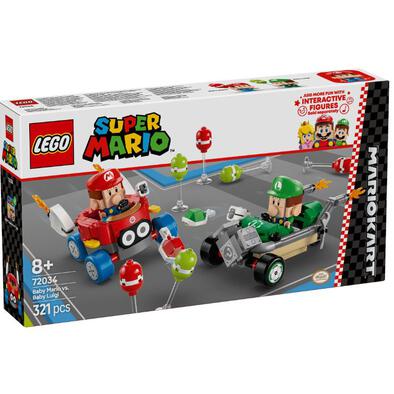  LEGO Super Mario: Mario Kart – Baby Mario vs. Baby Luigi 72034 