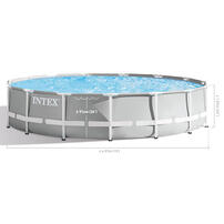 Intex 15ft x 42 Inch Prism Frame Pool Set