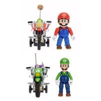 The Super Mario Galaxy Movie 2.5&rdquo; Figure With Pull Back Motorcycle - Assorted (1 Pc)