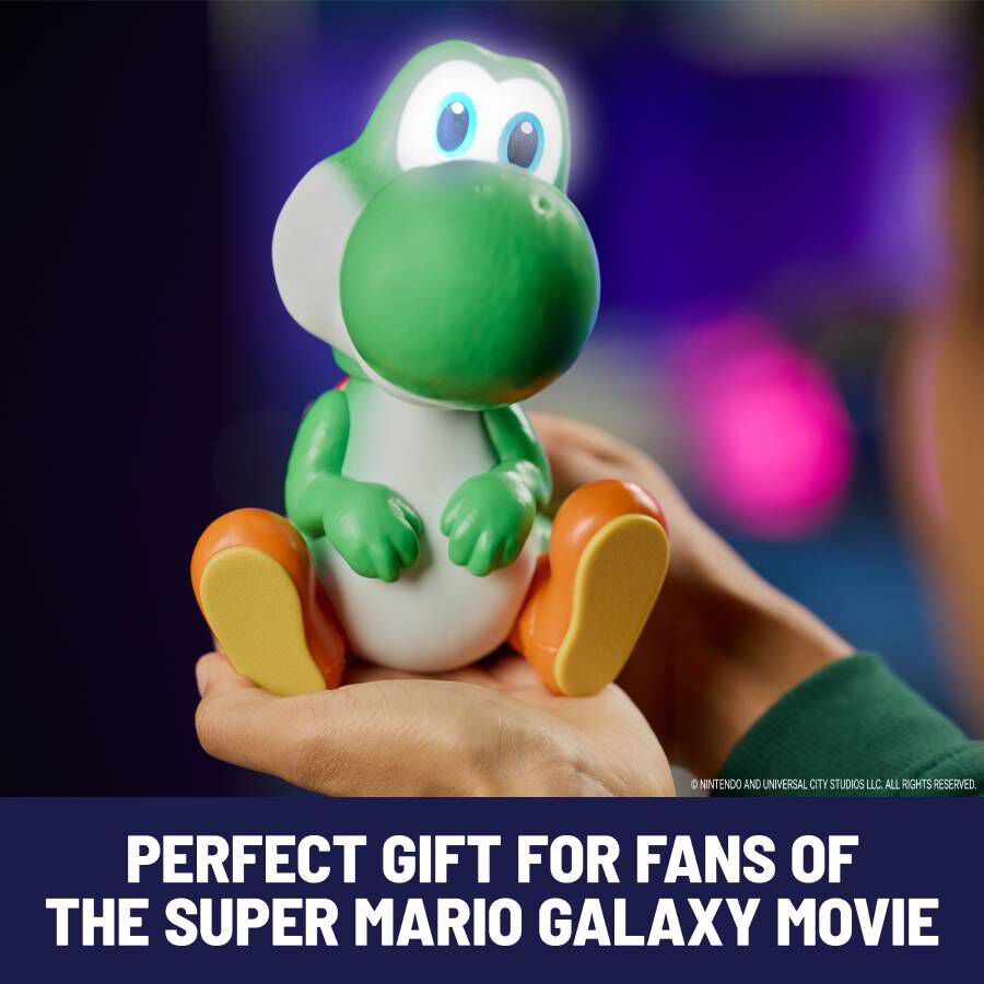 The Super Mario Galaxy Movie Interactive Yoshi Egg Action Figure