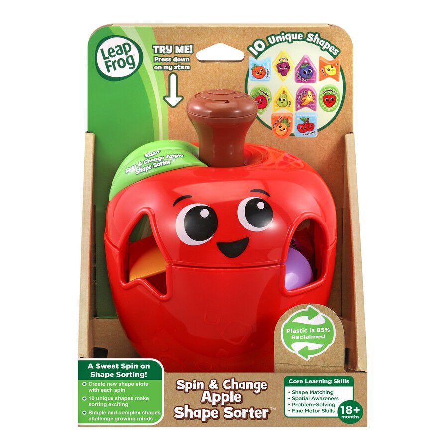 LeapFrog Spin & Change Apple Shape Sorter | Toys”R”Us – Singapore
