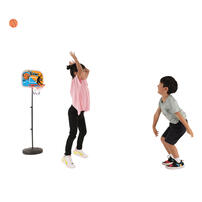 playpop Height Adjustable Basketball Stand & Ball
