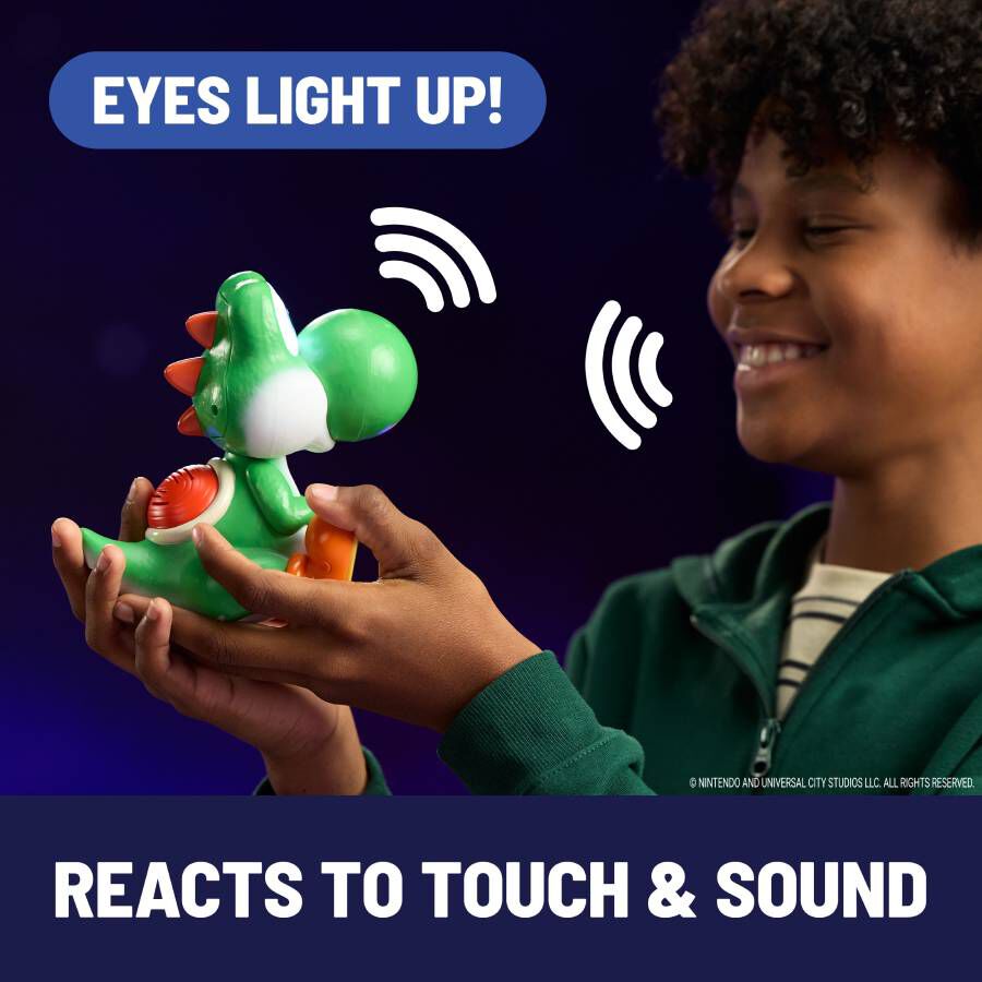 The Super Mario Galaxy Movie Interactive Yoshi Egg Action Figure