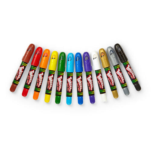 Crayola 12 Twistables Slick Stix Super Smooth Crayons