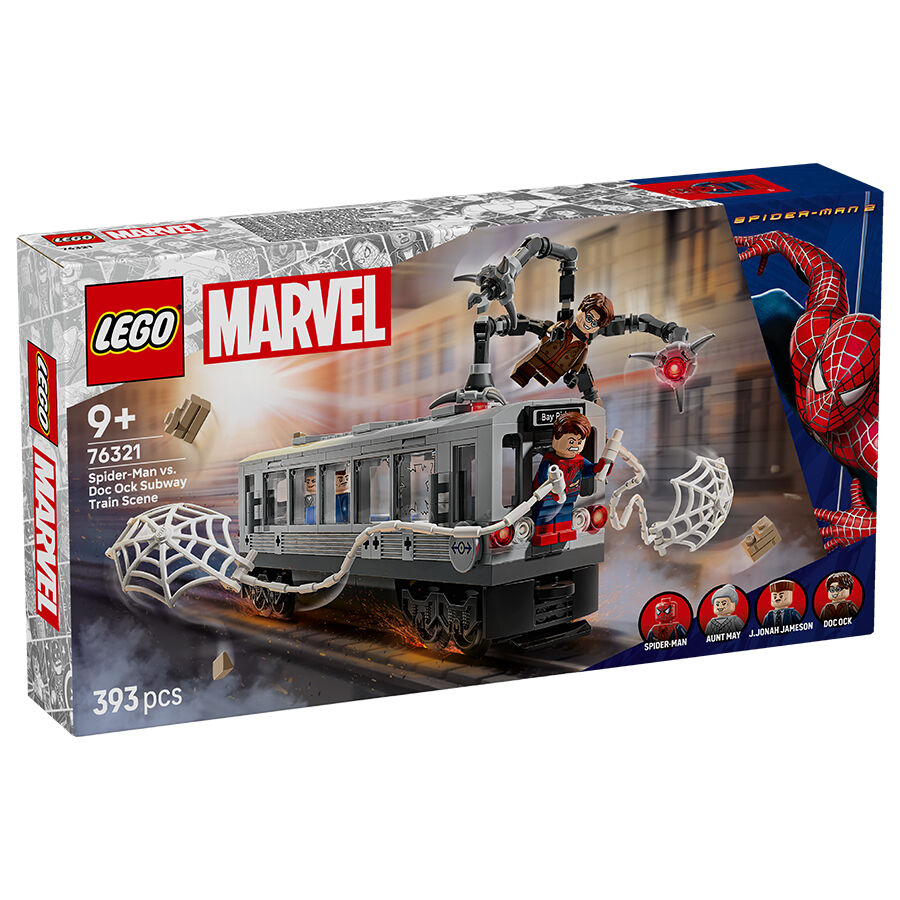 LEGO Marvel Spider-Man vs. Doc Ock Subway Train Scene 76321 | Toys