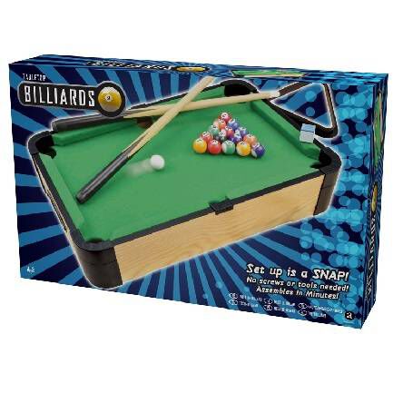 20-Inch Wooden Tabletop Billiards 