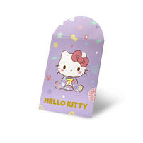 Sanrio Hello Kitty Showa Collection Gold Foil with Charm Bag