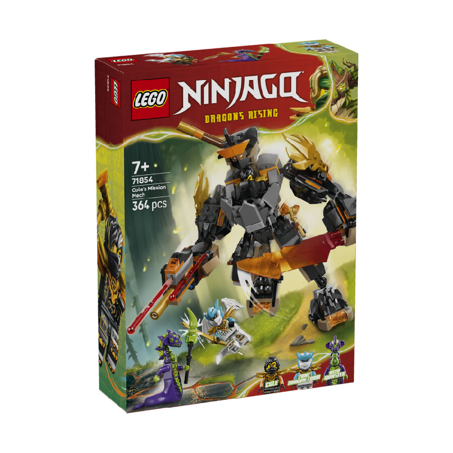 LEGO NINJAGO Cole's Mission Mech & Dragon Zane 71854 | Toys”R”Us