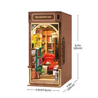 Rolife Book Nook Shelf Insert - Bookstore