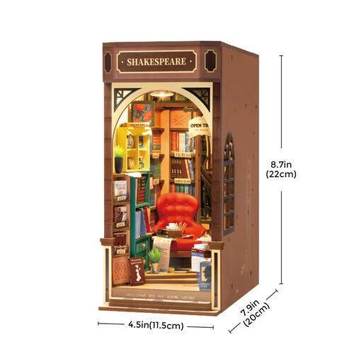 Rolife Book Nook Shelf Insert - Bookstore