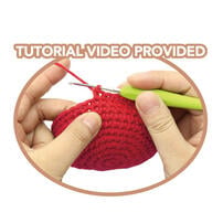 playpop Diy Crochet Keyring - Cherry
