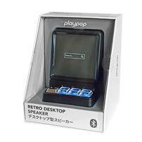 playpop Retro Desktop Speaker - Black (Bluetooth)