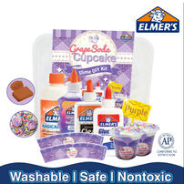 Elmer&rsquo;s GrapeSoda Cupcake Slime DIY Kit -Purple