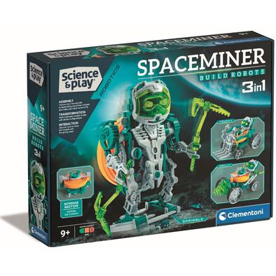 CLEMENTONI - SPACE MINER ROBOT 3 IN 1