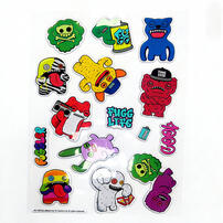 Fuggler A5 Sheet Of Puffy Sticker