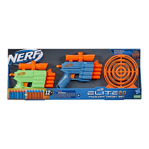 NERF N-Strike Tech Target Head-to-Head, 2 Blasters, Electronic