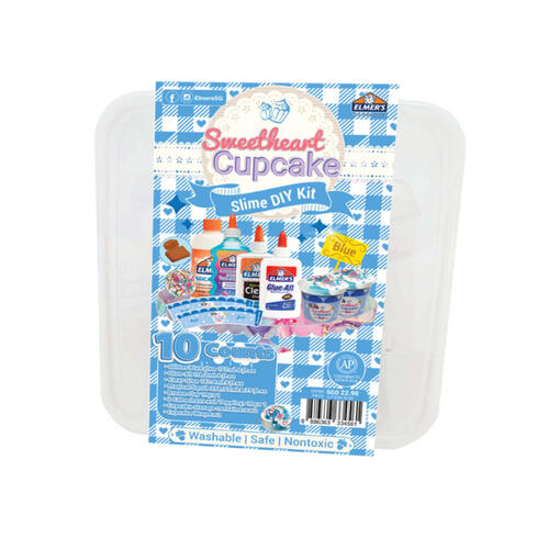 Elmer&rsquo;s Sweetheart Cupcake Slime DIY Kit -Blue