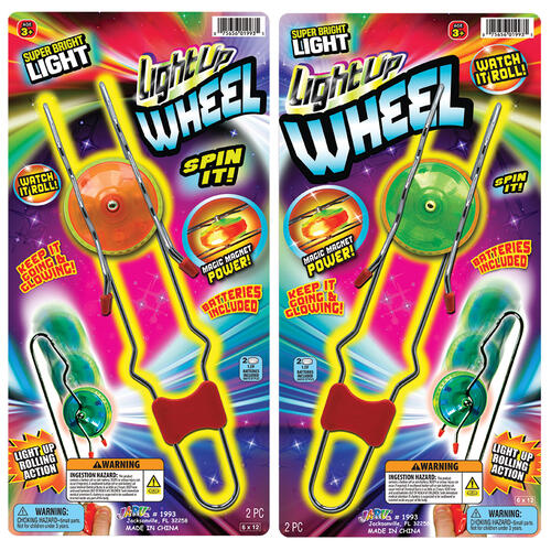 Ja-Ru Light Up Wheel - Assorted (1 Pc)